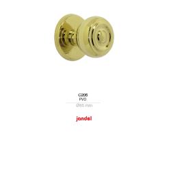 pomo puerta c205 pulido pvd