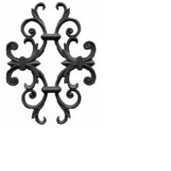 adorno adc043 220x315 mm cuadrado 16 mm hierro fundido