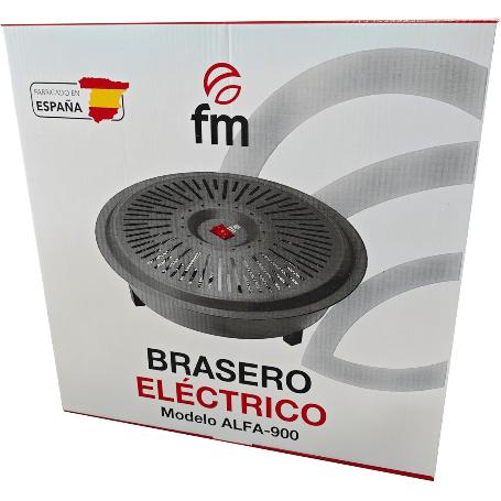 BRASERO ELECTRICO 2 RESISTENCIAS 8250W ALFA-900 FM